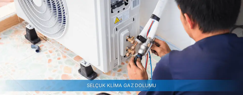 Selçuk İlçemi Carrier Klima Gaz Dolumu